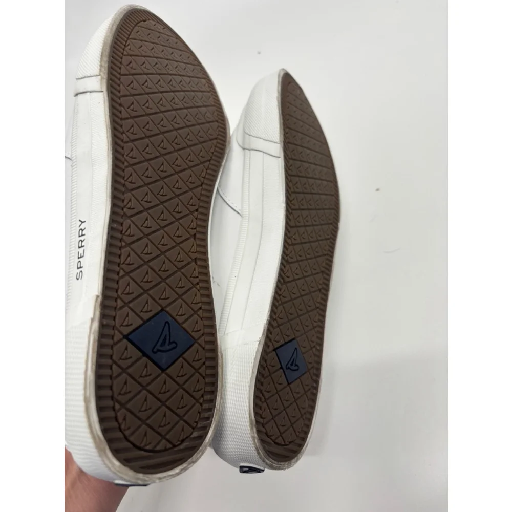 Womens Sperry Sneakers, Size 9, White